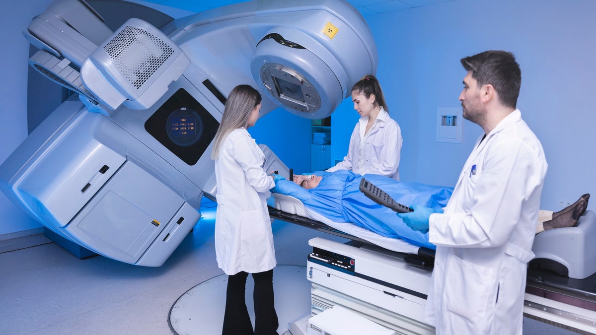 Radiopterapy of patents against cancer
