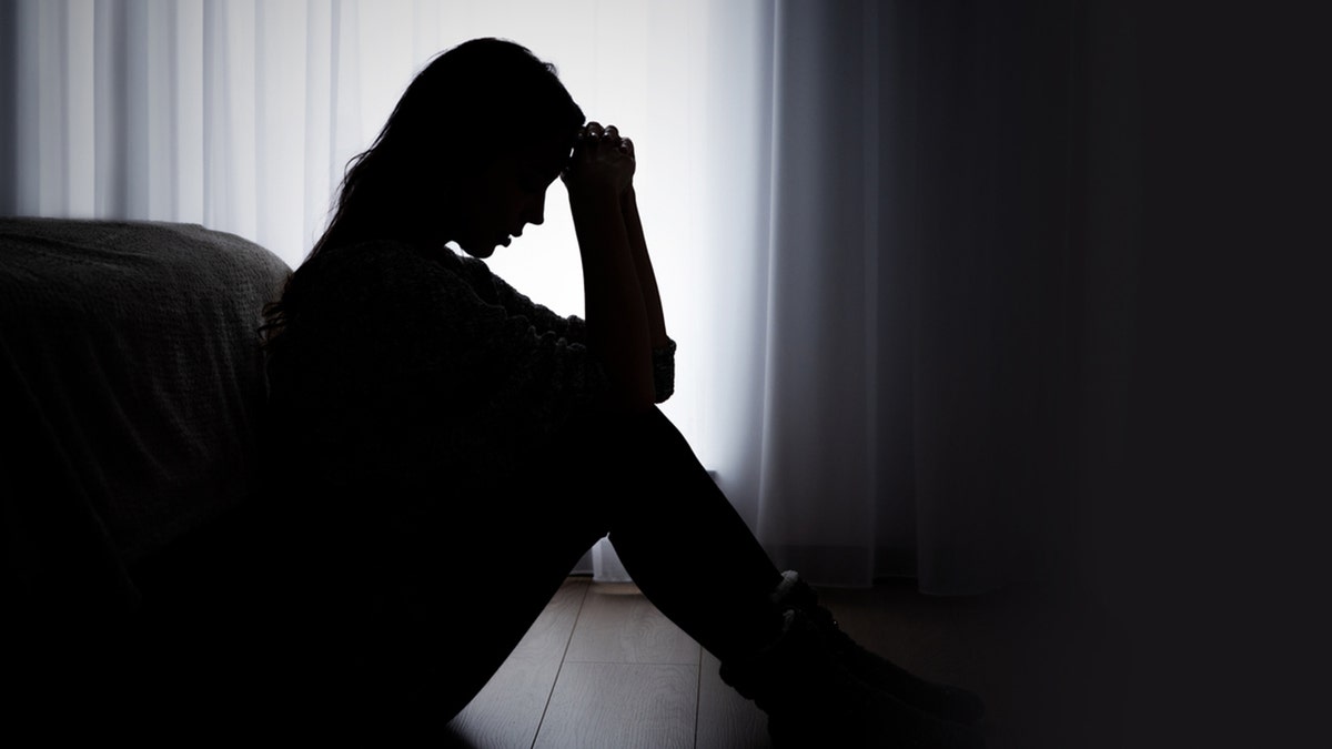 Depressed woman