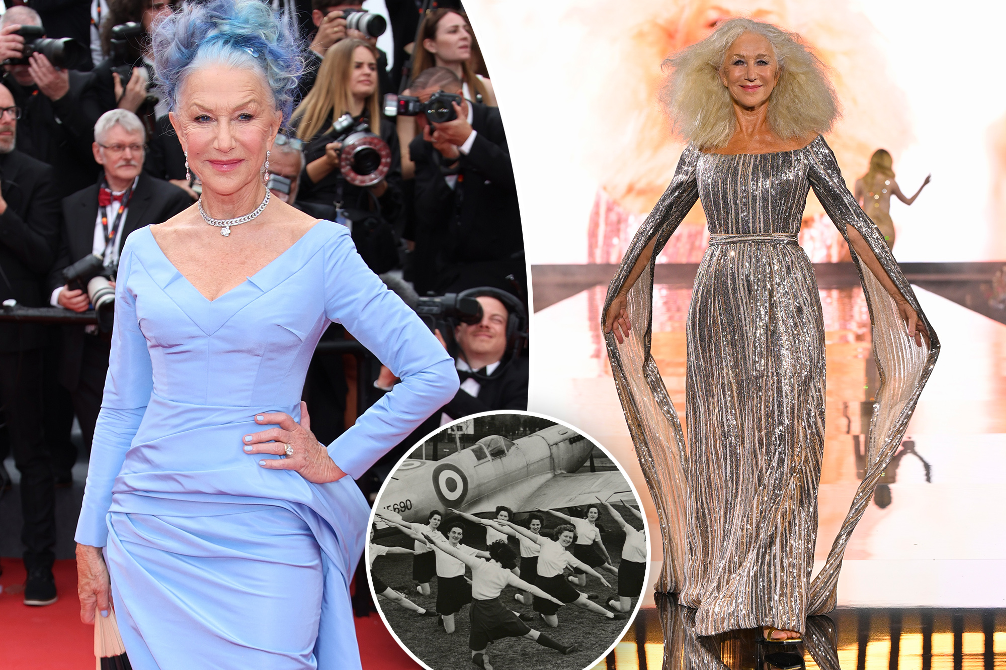 Military training of less than 12 minutes, Helen Mirren, swears to be in shape at 79