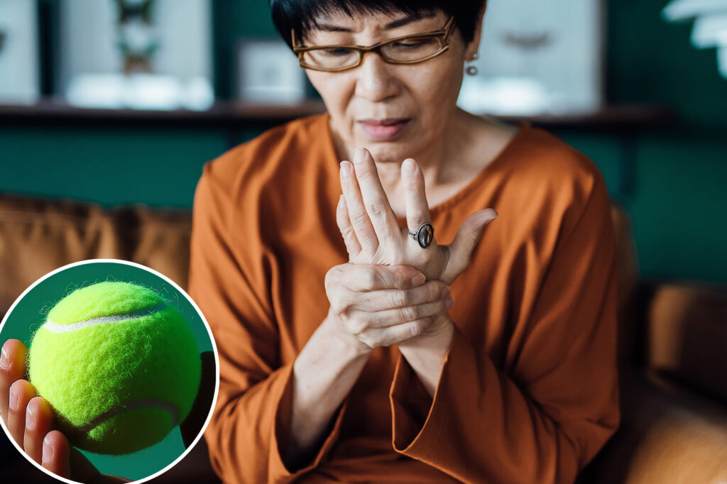 This simple tennis ball test can say how well you are aging - and predicts if you will live to 100